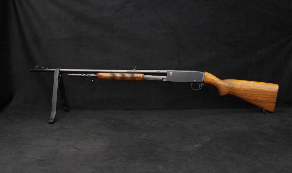 1949 Remington 141 Gamemaster .35 Rem 24" 5+1 Drilled & Tapped Vintage Pump-img-1