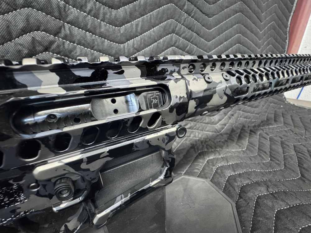 F1 Firearms BDR Camo Skeletonized Carbon Fiber Barrel AR15 Camo .223 RARE-img-0