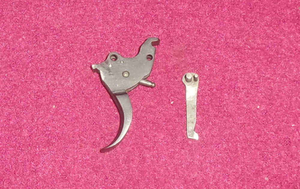ROSSI 68 38 SPECIAL SERRATED TARGET TRIGGER & 2 PIN HAND ASSEMBLY (BLUE)-img-1