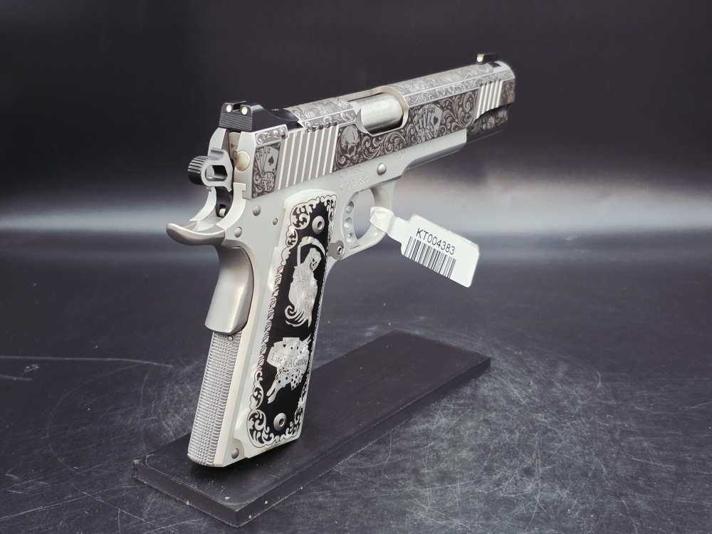 Engraved Life's A Gamble KIMBER .45 1911 LW Bundle DK Customs Penny Auction-img-19