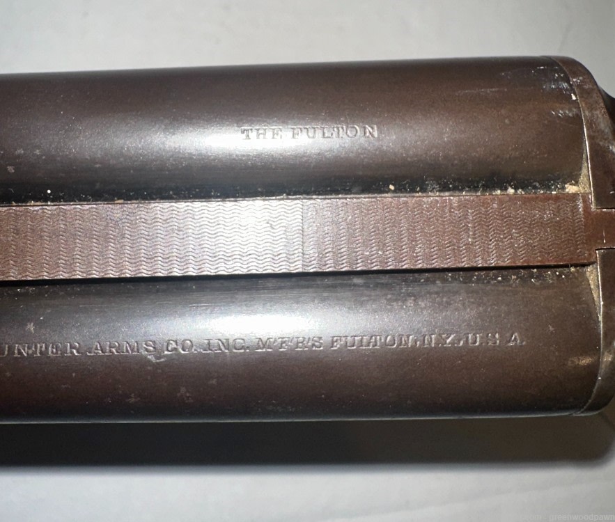 Hunter Arms "The Fulton" 12GA Double-Barrel Shotgun 28"-img-2