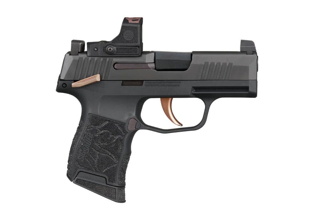 Sig Sauer P365 Rose Kit Micro Compact 380 ACP Pistol 3.10 Black Nitron 365--img-2