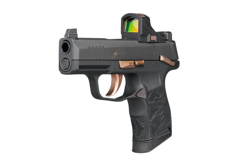 Sig Sauer P365 Rose Kit Micro Compact 380 ACP Pistol 3.10 Black Nitron 365--img-3