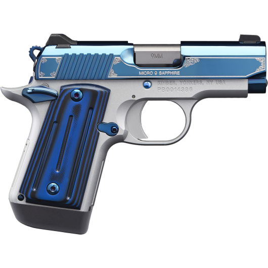 3300111 Kimber Micro 9 PVD Sapphire 9mm Luger 3.1" Satin Silver-img-0