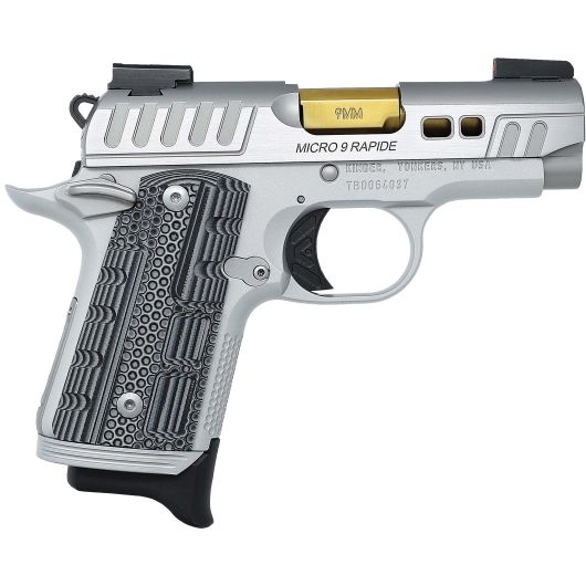 3300230 Kimber Micro 9 Rapide Dawn 9mm Luger 3.1" KimPro II Silver-img-0