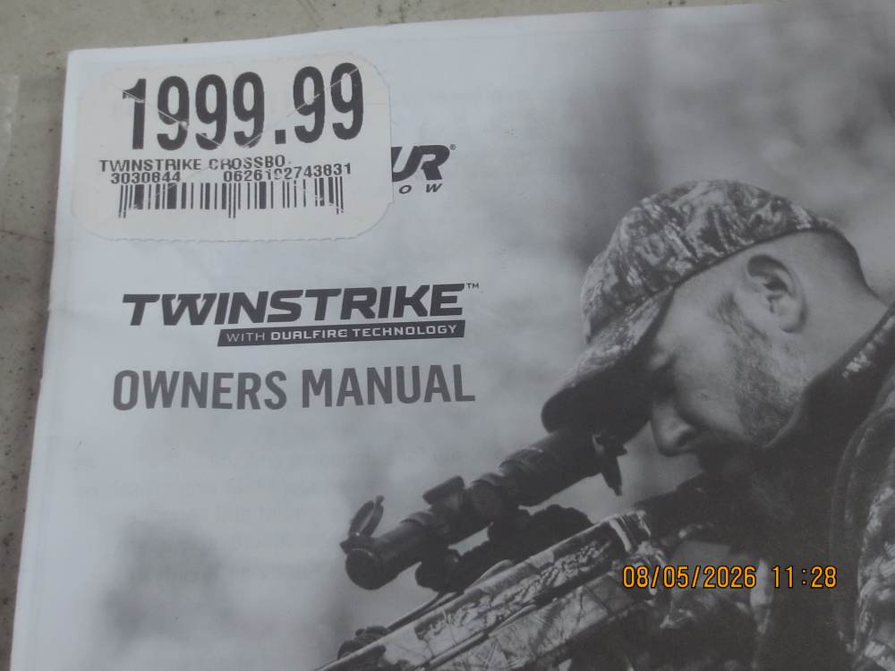 Excalibur TwinStrike TAC2 Black Crossbow w/Tact 100 Scope -img-1