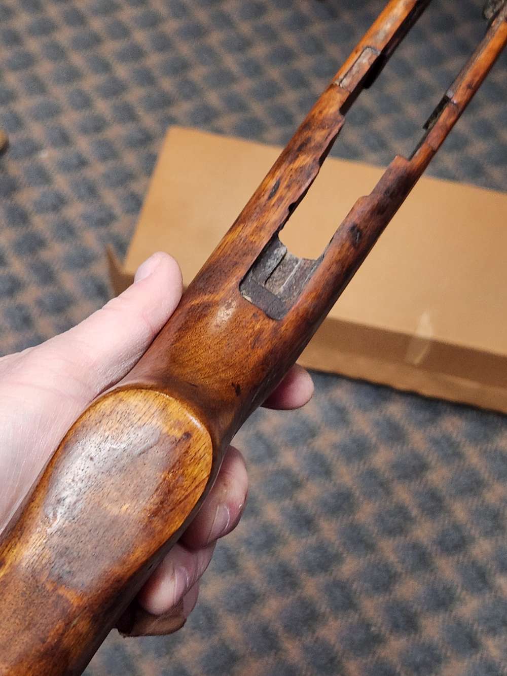 M14SA Rifle Original Wood Stock in orgional box-img-16