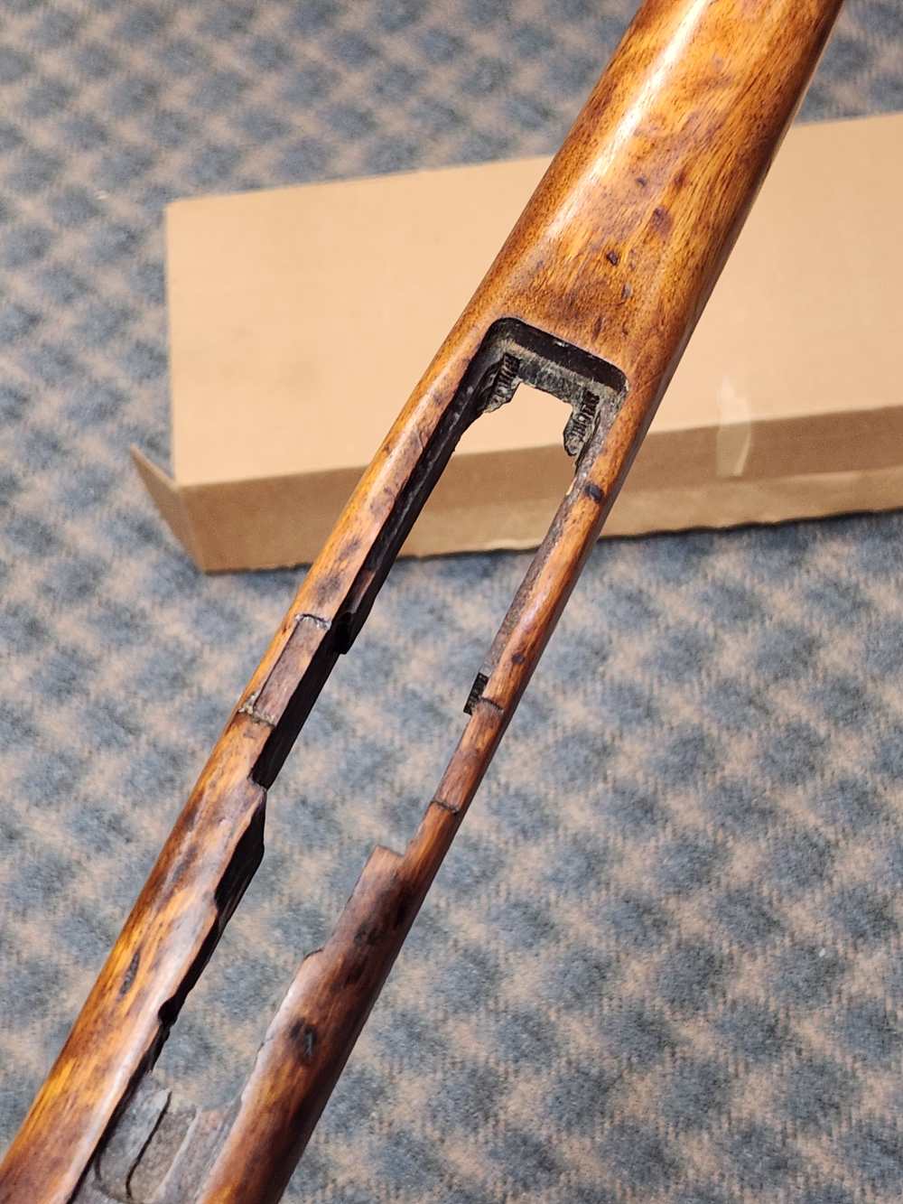 M14SA Rifle Original Wood Stock in orgional box-img-17