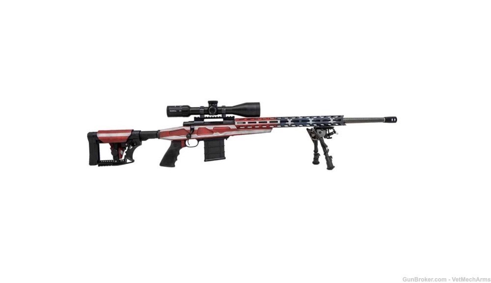 Howa M1500 Apc Carbon Flag Rifle 6.5 Creedmoor 24 In. Us Flag-img-0