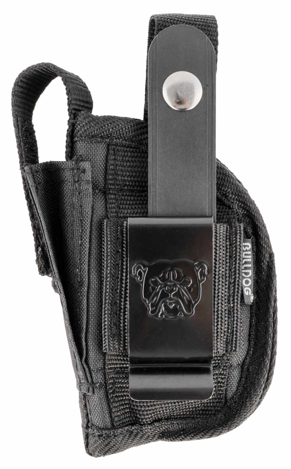 Bulldog FSN19SC Extreme OWB Black Nylon Belt Loop/Clip Holster SW Bodyguard-img-0
