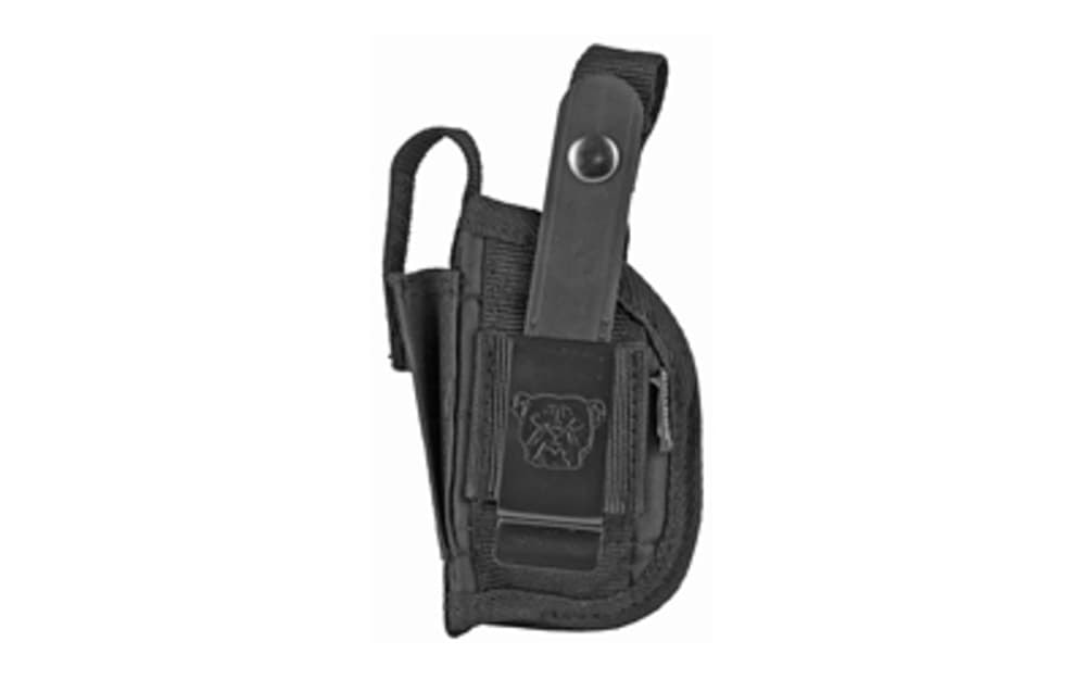 Bulldog FSN19SC Extreme OWB Black Nylon Belt Loop/Clip Holster SW Bodyguard-img-3
