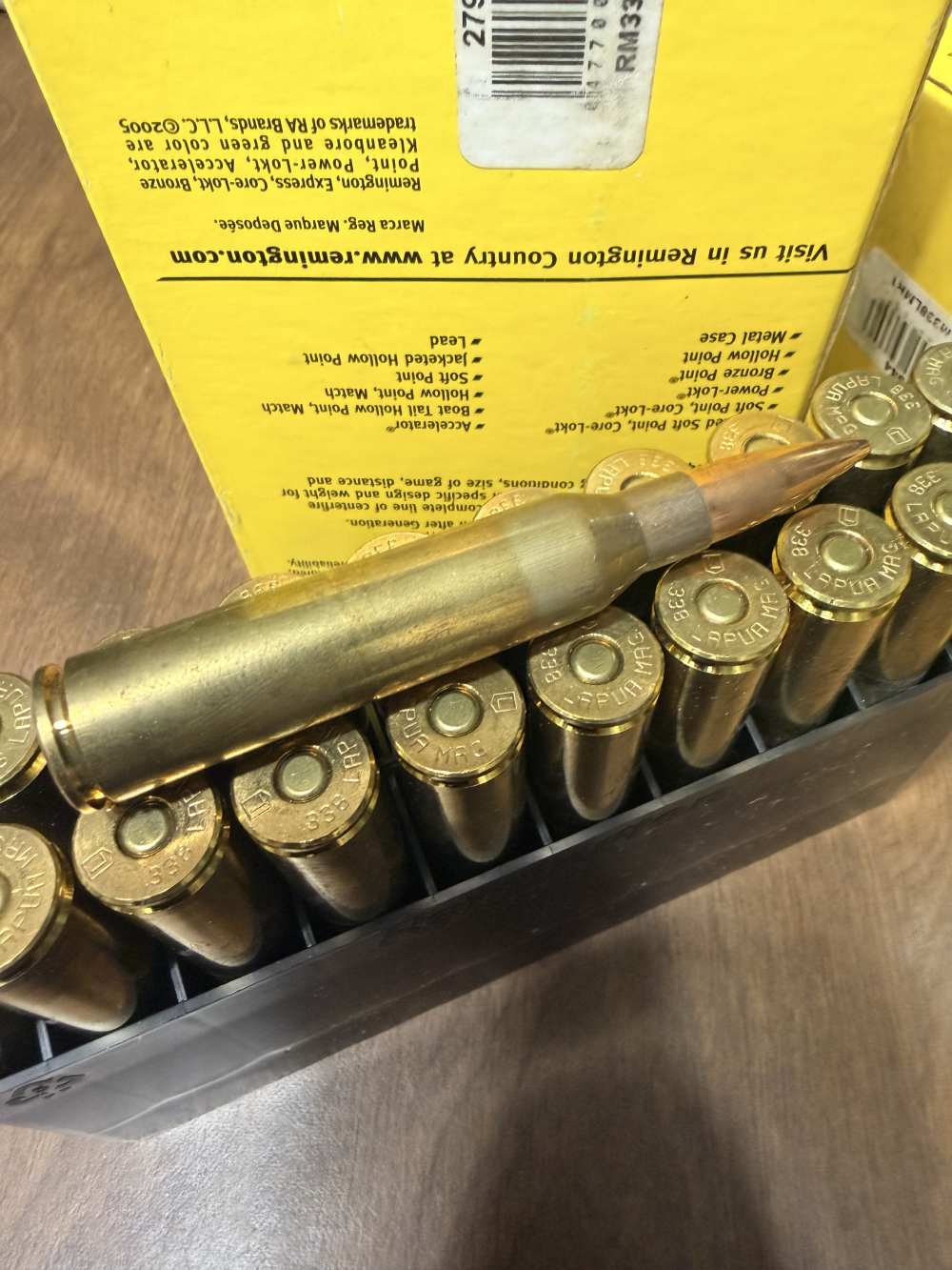 Remington Express Rifle 338 Lapua 250 grain Scenar Match Cartridges-img-3