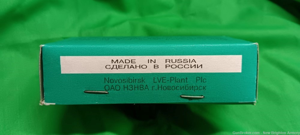 RUSSIAN 9X17MM KURZ Ammunition 380 ACP 50 Round Box-img-2