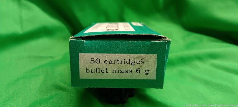RUSSIAN 9X17MM KURZ Ammunition 380 ACP 50 Round Box-img-1