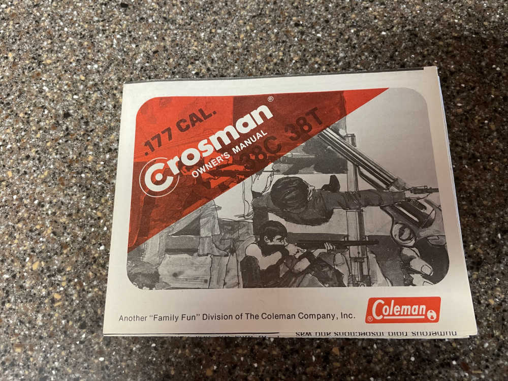 CROSMAN 38TARGET AND COMPACT PISTOL MANUAL-img-0