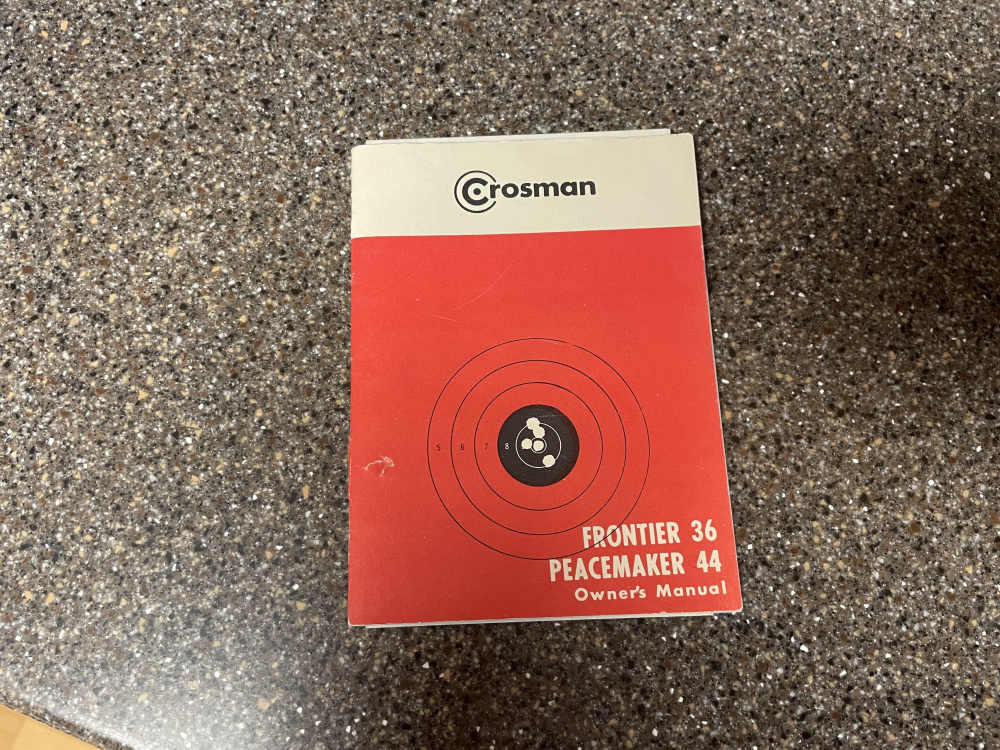 CROSMAN FRONTIER/ PEACEMAKER MANUAL-img-0