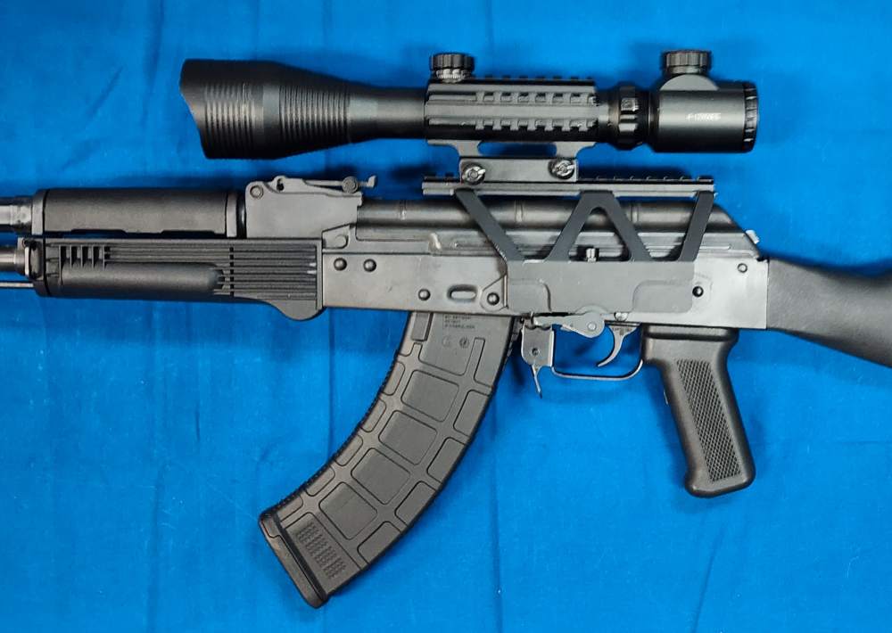 RILEY DEFENSE AK-47 7.62x39 16.75" TRI-RAIL 4-12x50 SCOPE, EXC COND-img-6