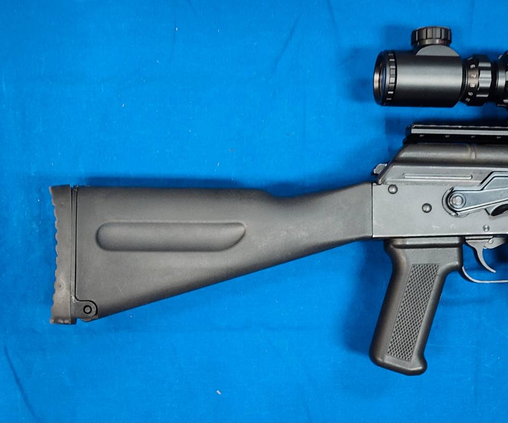 RILEY DEFENSE AK-47 7.62x39 16.75" TRI-RAIL 4-12x50 SCOPE, EXC COND-img-2
