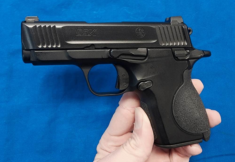 SMITH & WESSON CSX 9MM 3" 2 MAGS, MICRO COMPACT, EXC COND-img-1