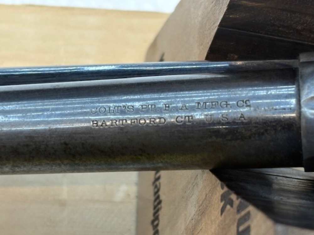 Colt Thunderer .41 Long Colt 6" barrel blue with box of ammo-img-10