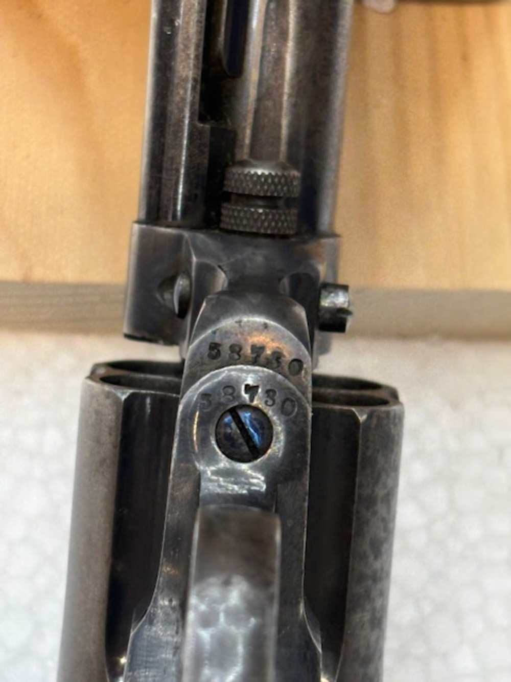 Colt Thunderer .41 Long Colt 6" barrel blue with box of ammo-img-8