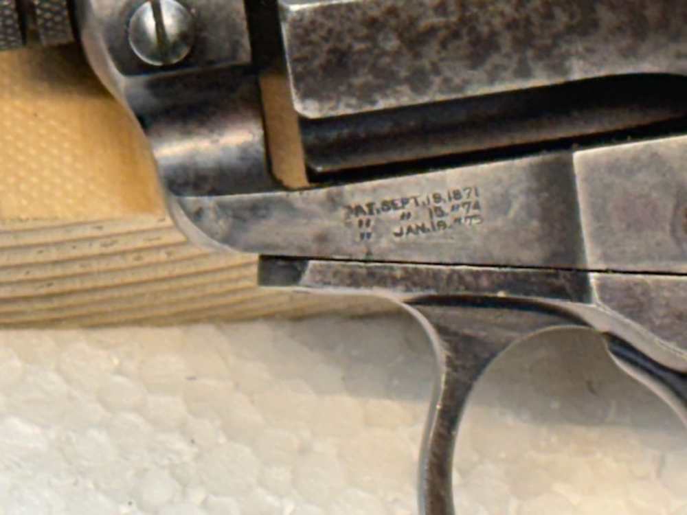 Colt Thunderer .41 Long Colt 6" barrel blue with box of ammo-img-2