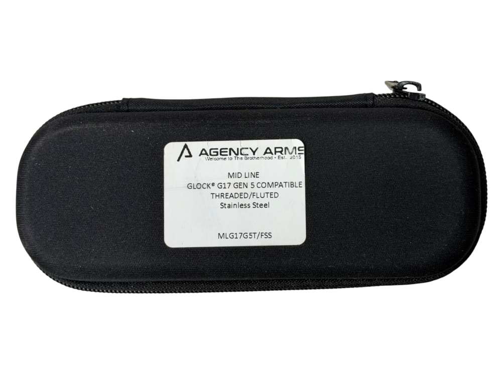 AGENCY ARMS MID LINE GLOCK G17 GEN 5 THREADED/FLUTED Stainless Steel-img-2