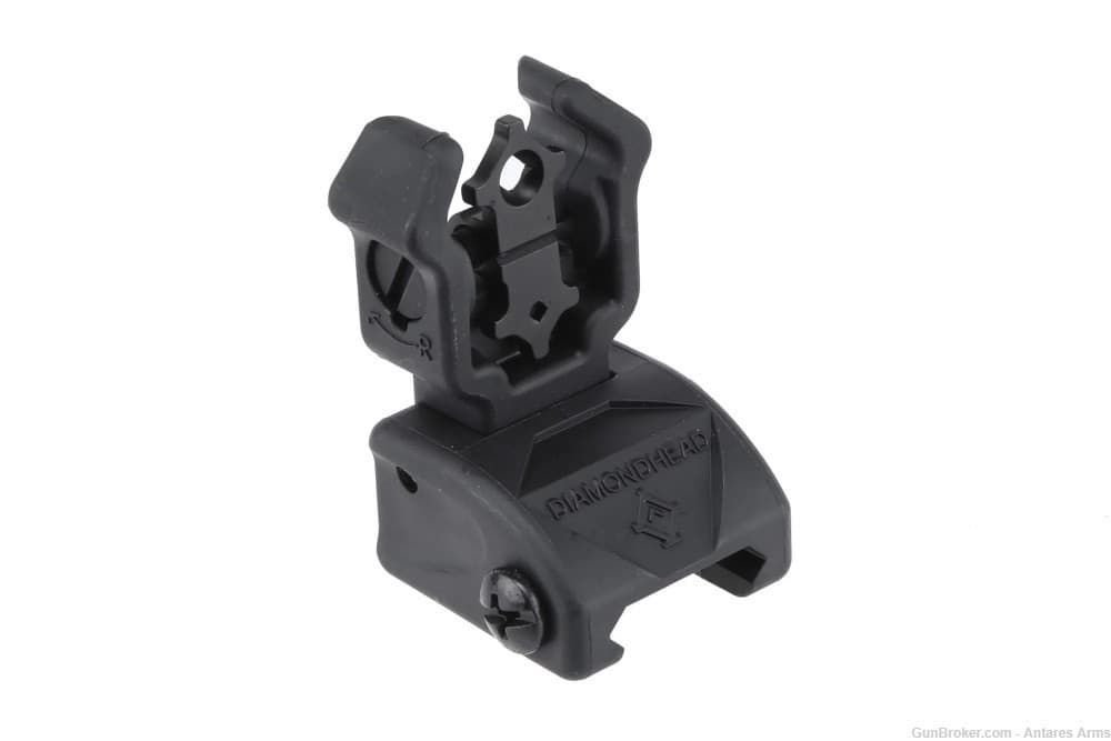 Diamondhead Diamond  NiteBrite AR-15 Folding Sights Set Backup Quick deploy-img-9