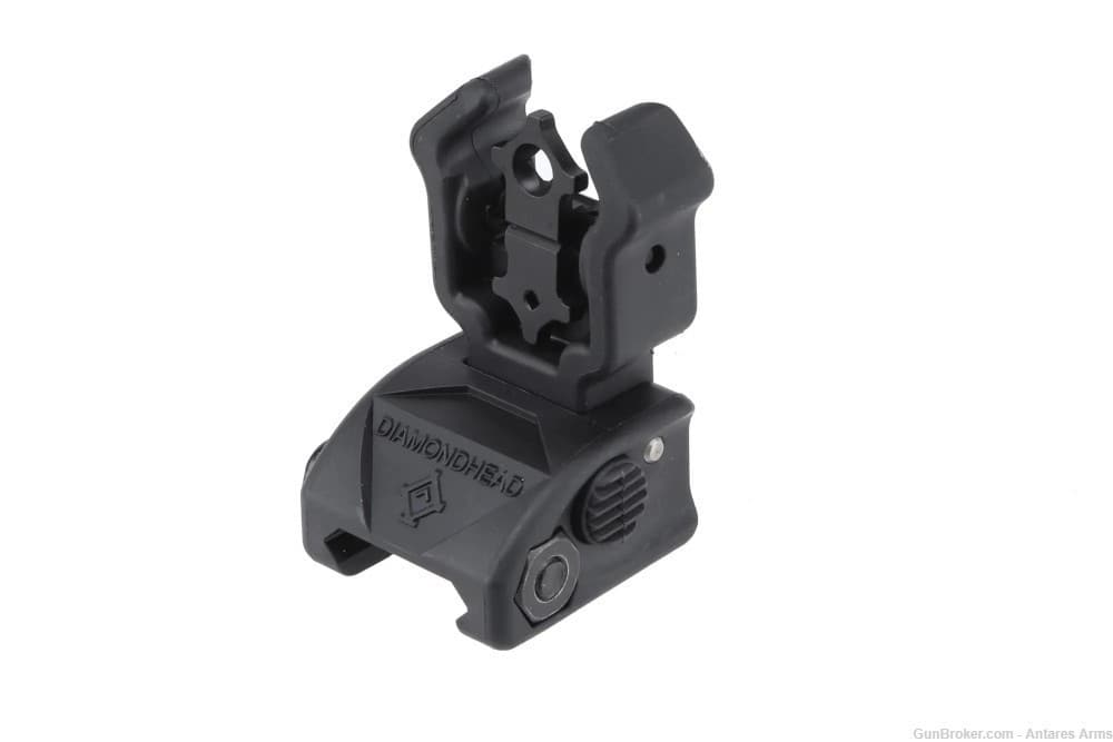 Diamondhead Diamond  NiteBrite AR-15 Folding Sights Set Backup Quick deploy-img-1