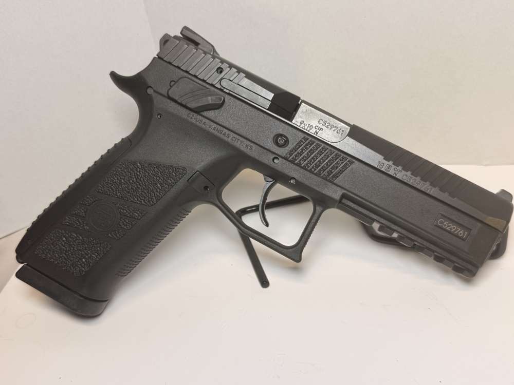 CZ P-09 Full Size 9mm DA/SA Omega Trigger Black Poly Case Handgun P09 LNIB-img-4