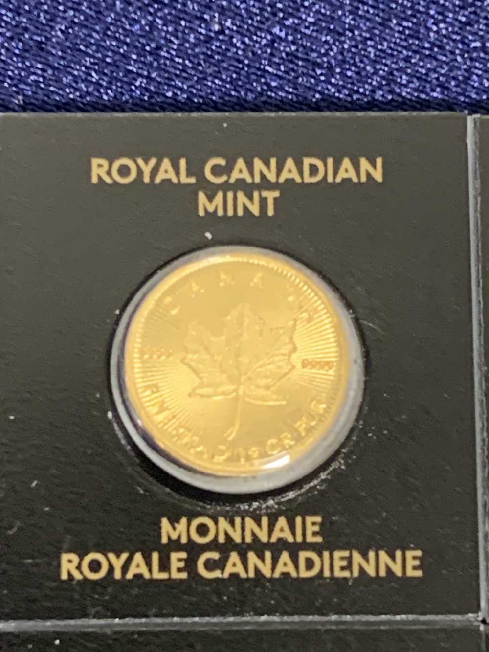 Royal Canadian Mint 2021 1g .9999 fine gold round sealed - 4 rounds -img-3
