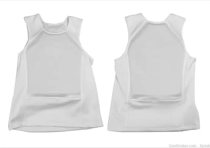 NIJ IIIA Concealable Flexible Body Armor Undershirt STOPS 12GA + .44MAG XL-img-6