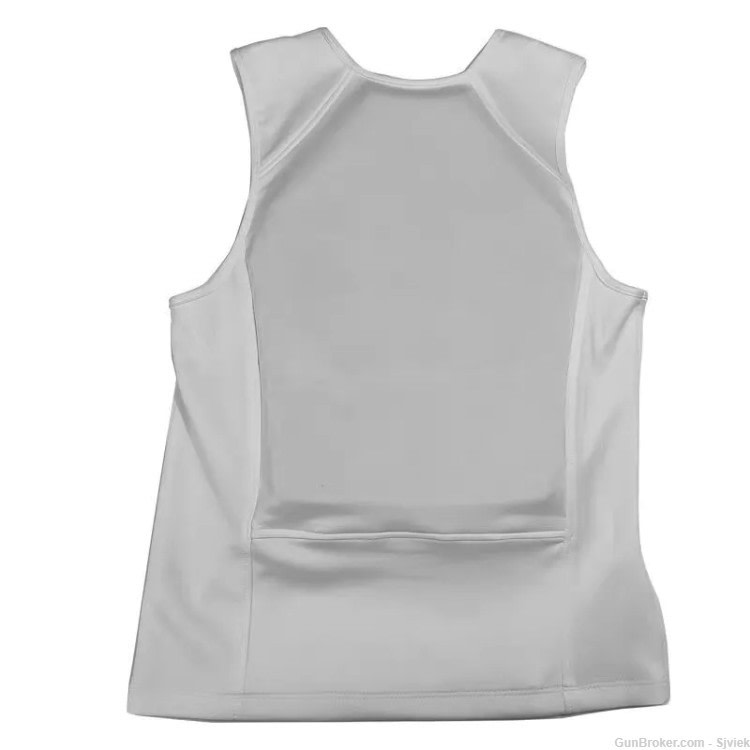 NIJ IIIA Concealable Flexible Body Armor Undershirt STOPS 12GA + .44MAG XL-img-5