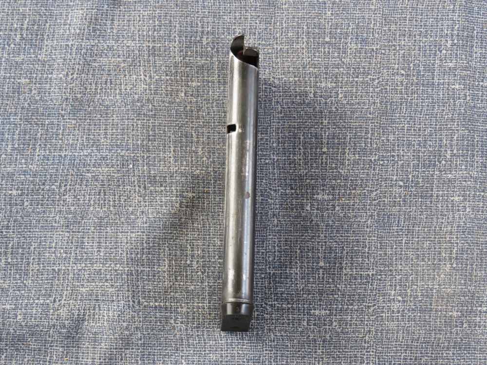 WWI 1911 TWO 2 TONE 45 7 RD MAGAZINE w PACHMAYR BASE VERY GOOD WORKING COND-img-1