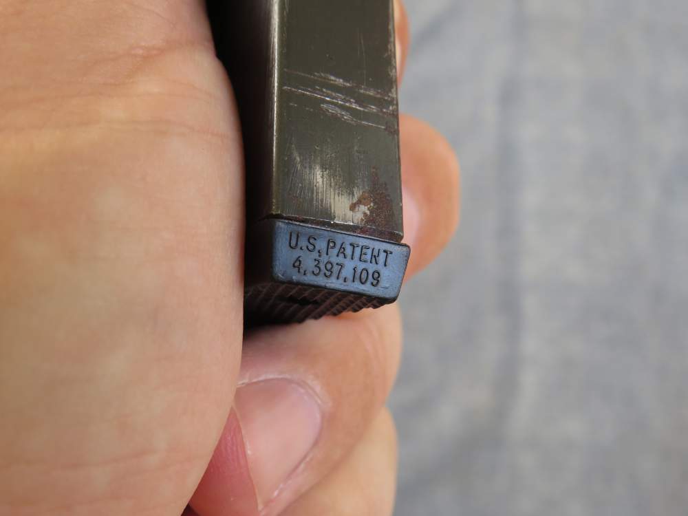 WWI 1911 TWO 2 TONE 45 7 RD MAGAZINE w PACHMAYR BASE VERY GOOD WORKING COND-img-8