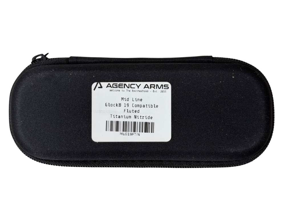 AGENCY ARMS Mid Line Glock 19 Compatible Fluted Titanium Nitride-img-2