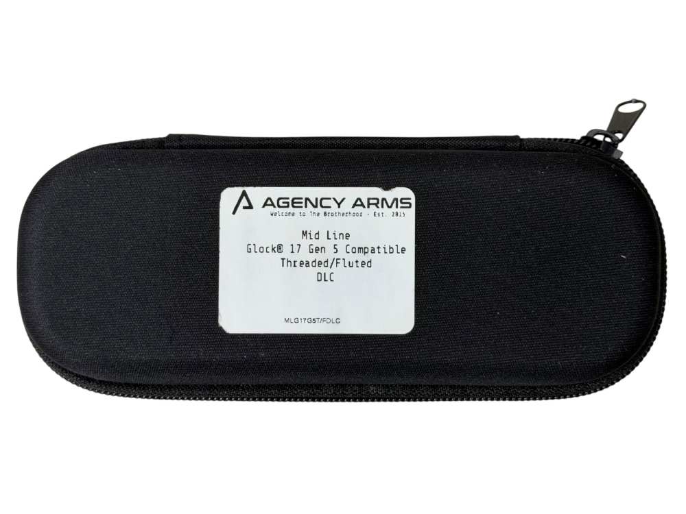 AGENCY ARMS Mid Line Glock 17 Gen 5 Compatible Threaded/Fluted DLC-img-2