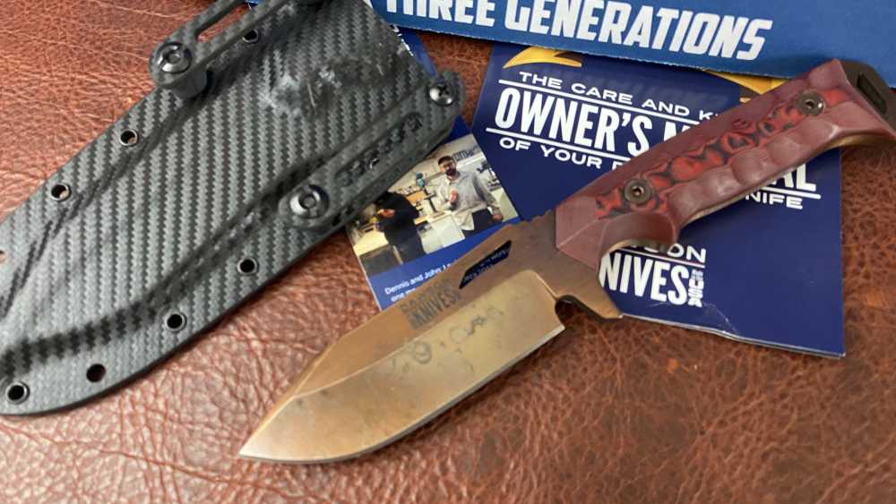 Dawson knives USA Shepherd CPM- Magna Cut American fixed blades - 10% OFF!-img-3