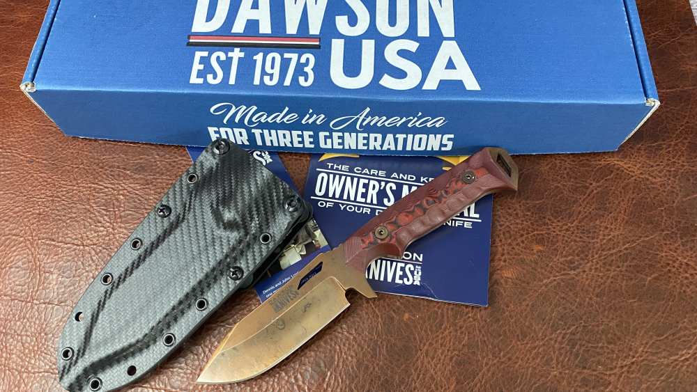 Dawson knives USA Shepherd CPM- Magna Cut American fixed blades - 10% OFF!-img-2