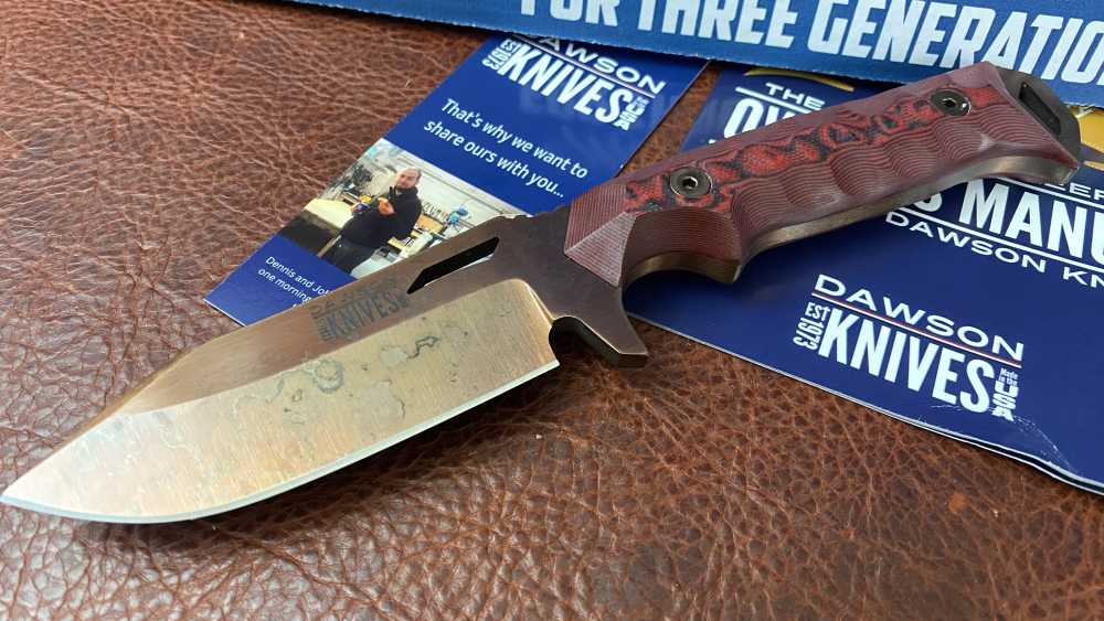 Dawson knives USA Shepherd CPM- Magna Cut American fixed blades - 10% OFF!-img-1