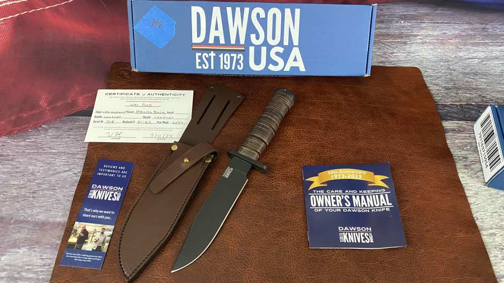Dawson knives USA War Dog CPM- Magna Cut American fixed blades - 5% OFF!-img-4