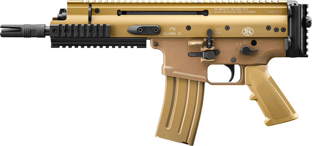 FN SCAR® 15P 5.56 NATO Pistol | Factory FDE | NRCH | Short-Stroke Gas Pisto-img-0