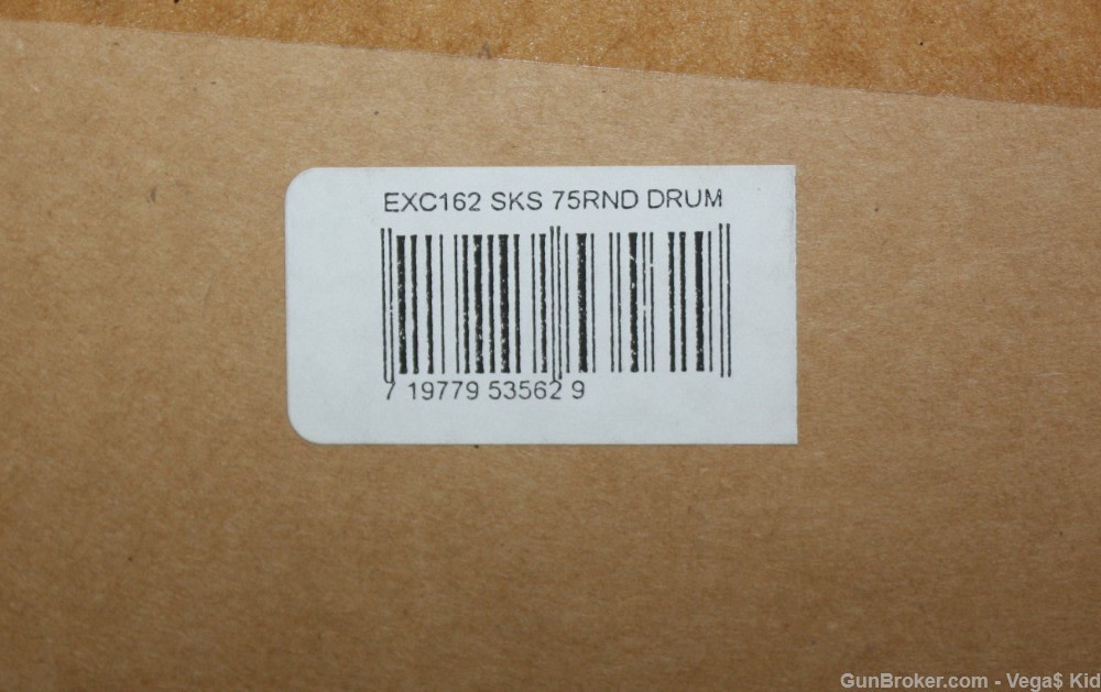 NOS USA SKS 75 rd drum 7.62x39 magazine Pre Ban EXC162 Chinese Russian-img-12