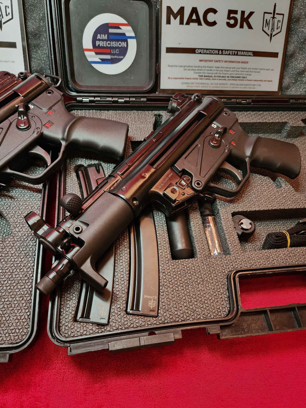  Military Armament Corp MAC 5K  PAIR-CONSECUTIVE SERIAL#'S 9MM 5.8" 30+1 BL-img-6