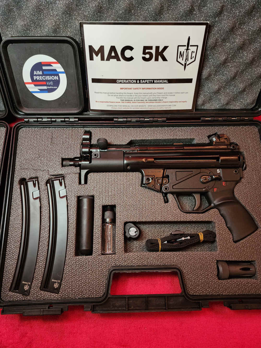  Military Armament Corp MAC 5K  PAIR-CONSECUTIVE SERIAL#'S 9MM 5.8" 30+1 BL-img-10