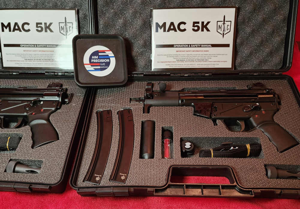  Military Armament Corp MAC 5K  PAIR-CONSECUTIVE SERIAL#'S 9MM 5.8" 30+1 BL-img-2