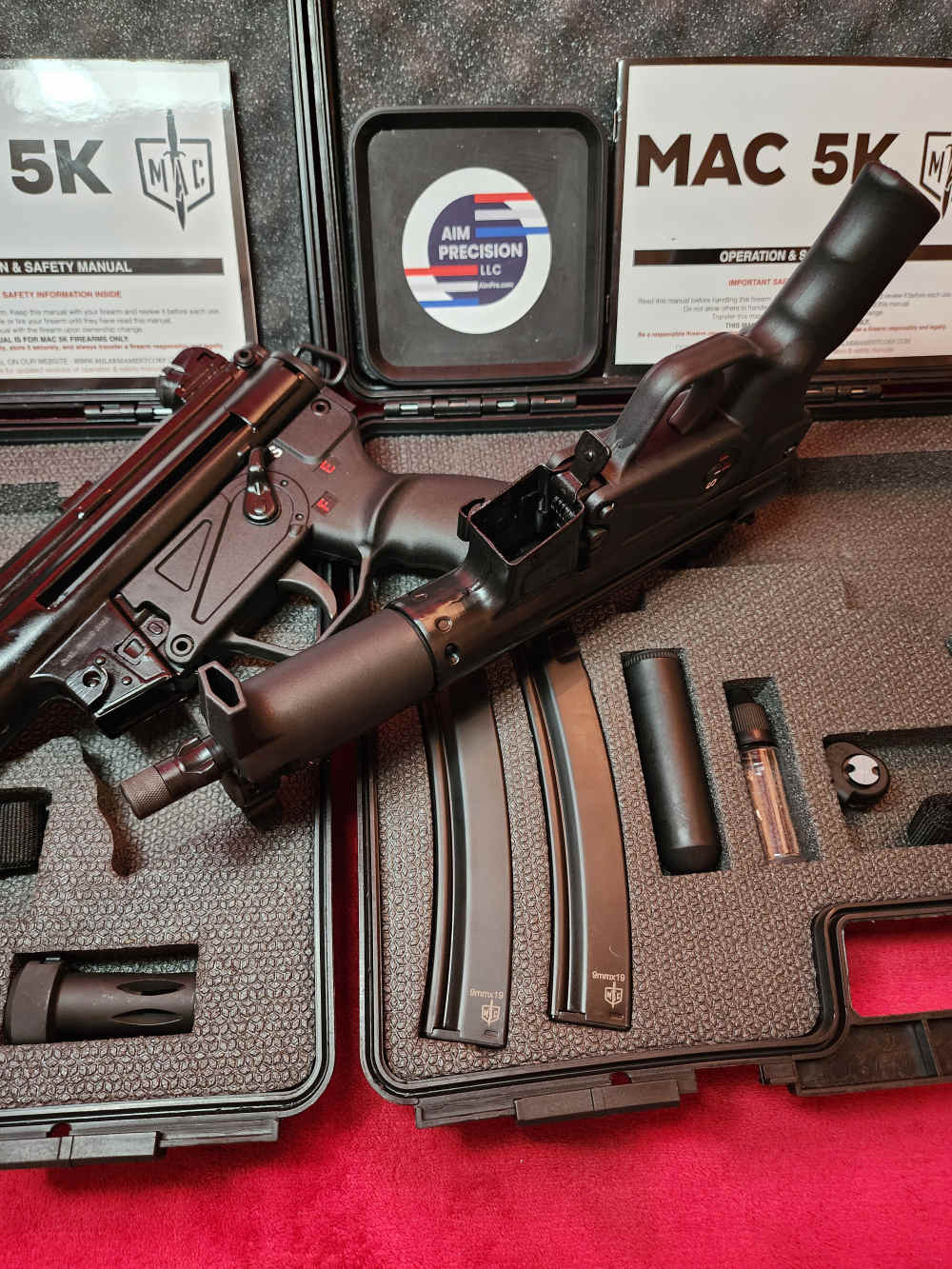  Military Armament Corp MAC 5K  PAIR-CONSECUTIVE SERIAL#'S 9MM 5.8" 30+1 BL-img-7