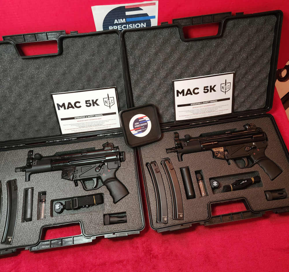  Military Armament Corp MAC 5K  PAIR-CONSECUTIVE SERIAL#'S 9MM 5.8" 30+1 BL-img-0