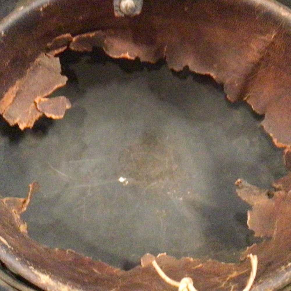 Original WWII German M42  Helmet W/Liner-img-10
