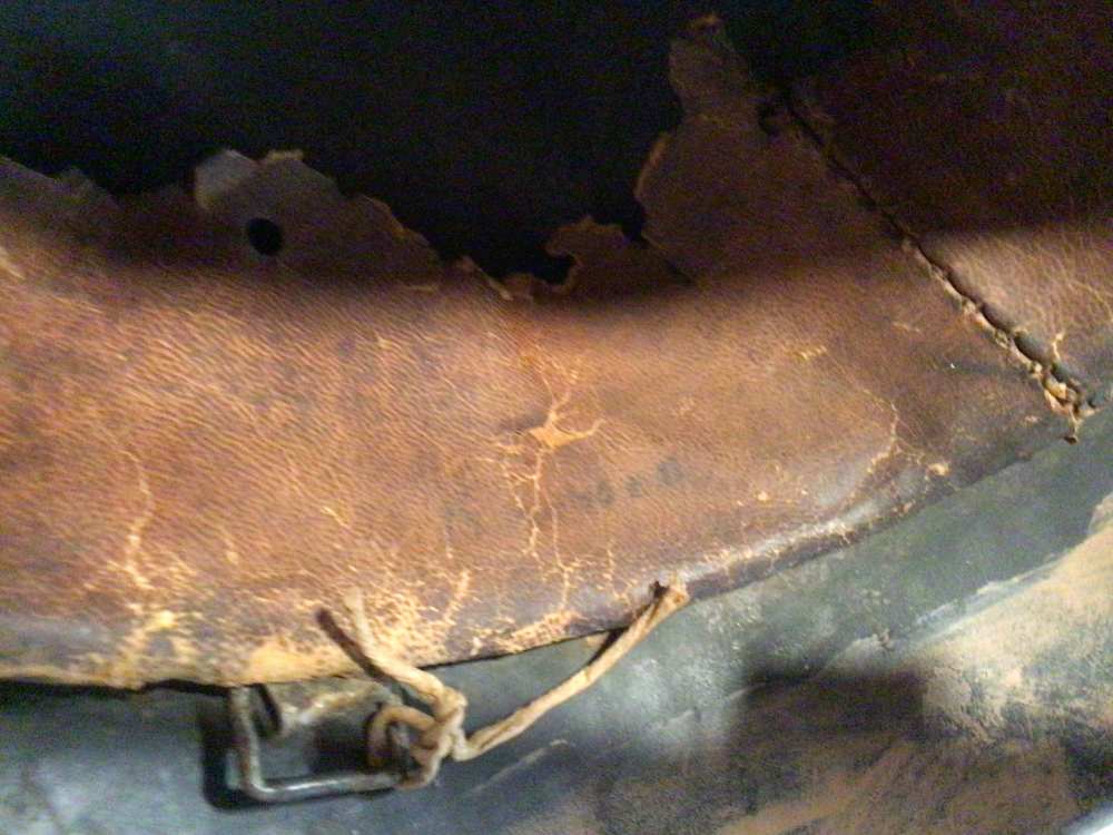 Original WWII German M42  Helmet W/Liner-img-17